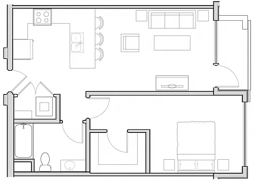 Floor plan A1B