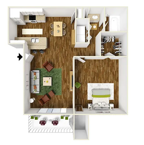 Floor plan Pebble Beach