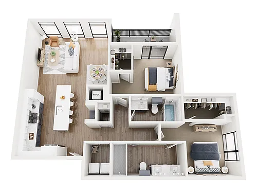 Floor plan B4