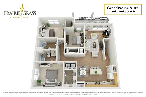 Floor plan GrandPrairie Vista