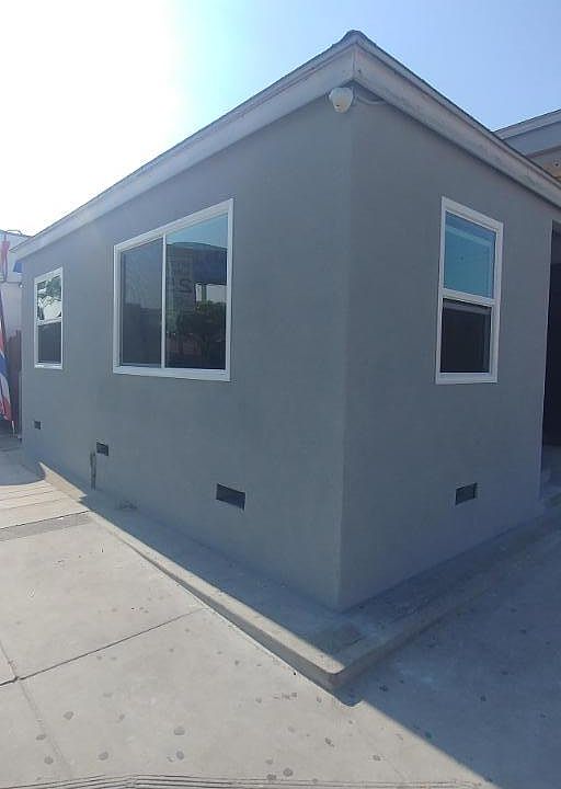 front of unit
