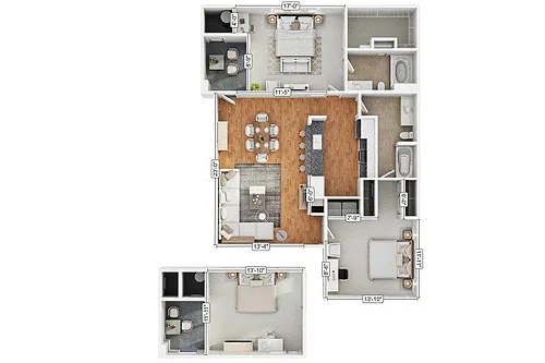 Floor plan 2B2