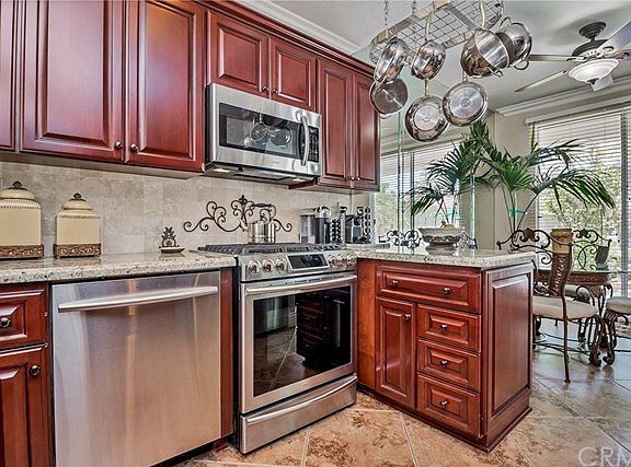 Remodeled Kitchen Stone Counters, Stainless Steel Appliances