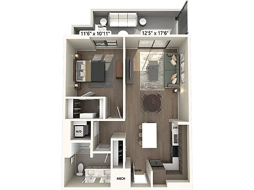 Floor plan A07B-Upgrade3