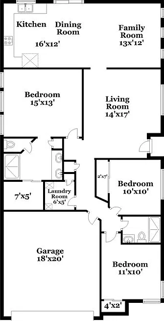 3 bed, 2.0 bath, 1423 sqft, $2,020 — Photo 2