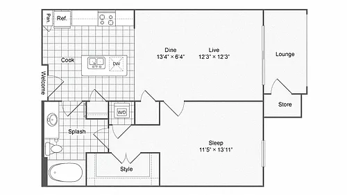 Floor plan A4