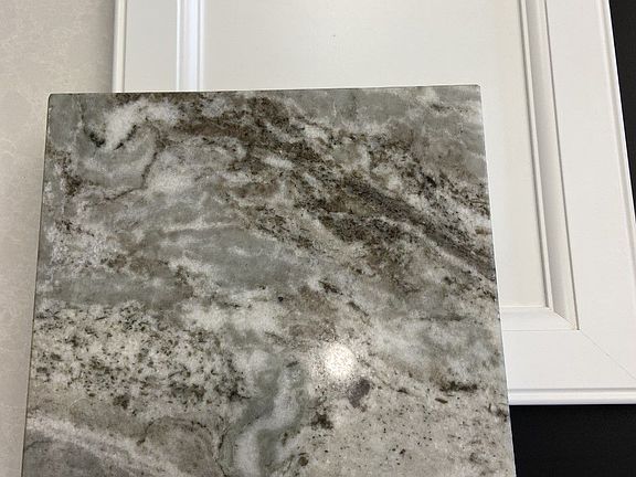 Sandhill designer selection for kitchen countertop and cabinets