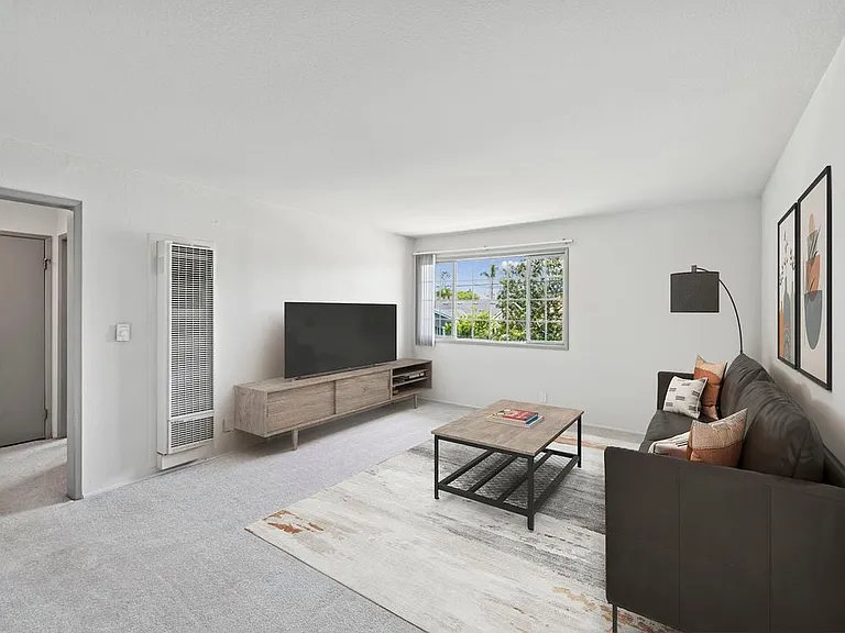 Living room with carpet