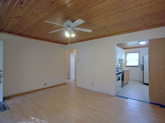 Overhead lighting and fan