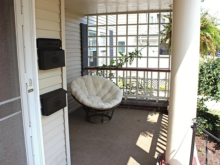 front porch for the unit