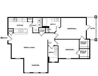 Floor plan Blue Butterfly