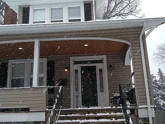 View During snow / winter 