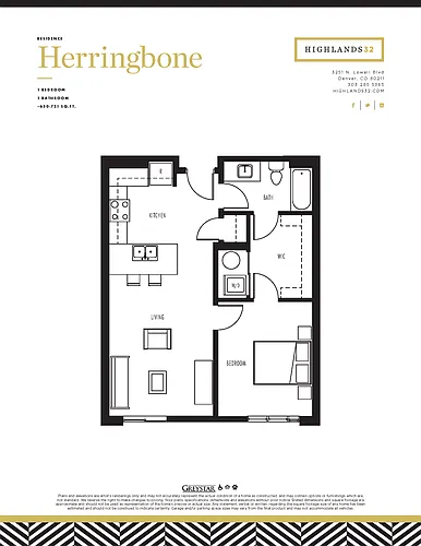 Floor plan Herringbone
