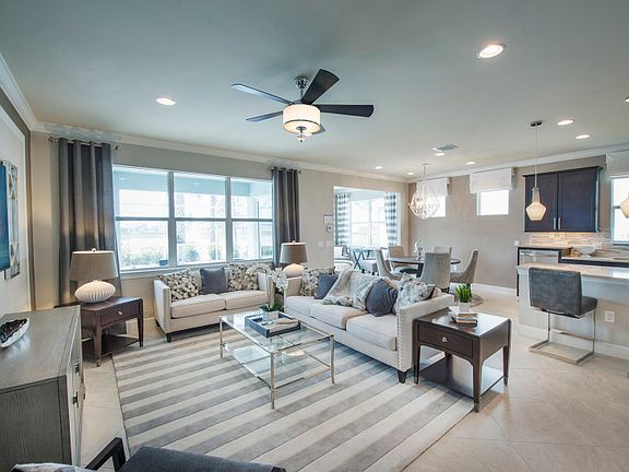 Model Representation Gathering Room seamlessly connected to the Kitchen and Cafe