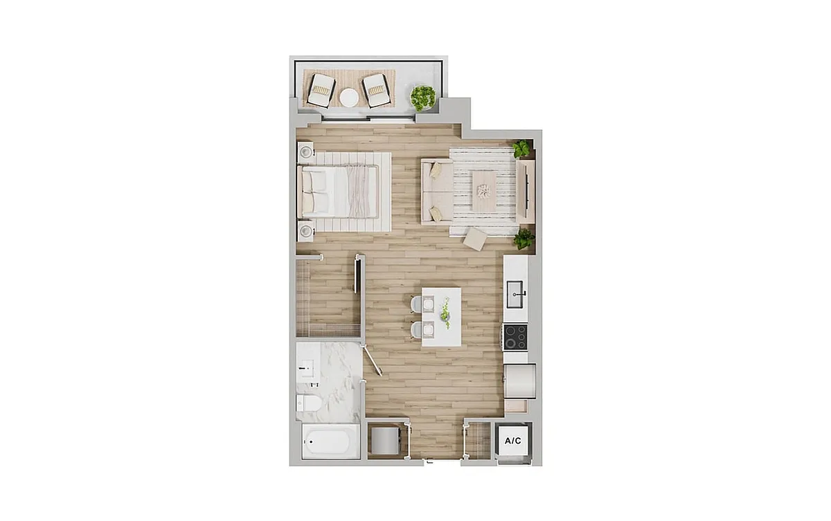 Floor plan Aster A