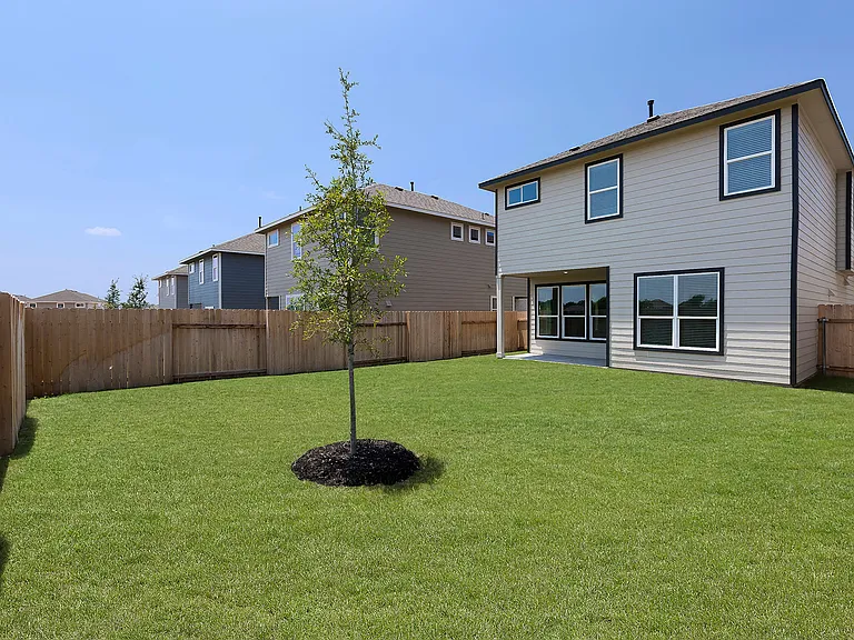 Private, Fenced Backyards with Grass