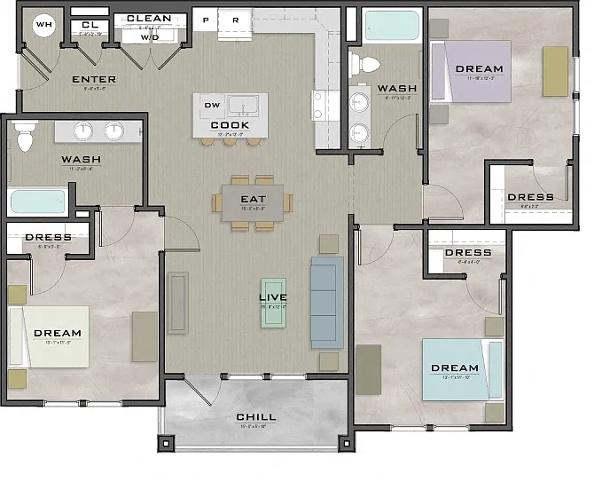 Floor plan C1
