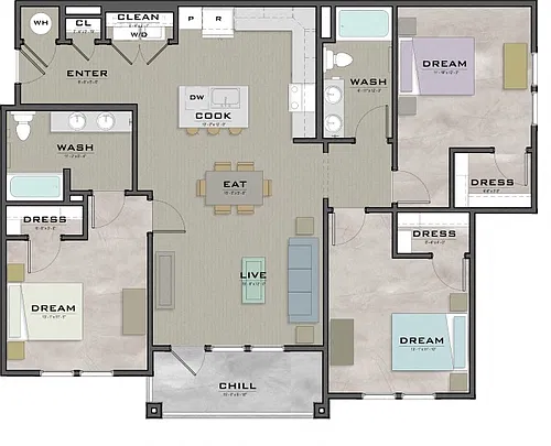 Floor plan C1