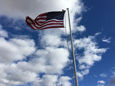 Flag Pole in front yard
