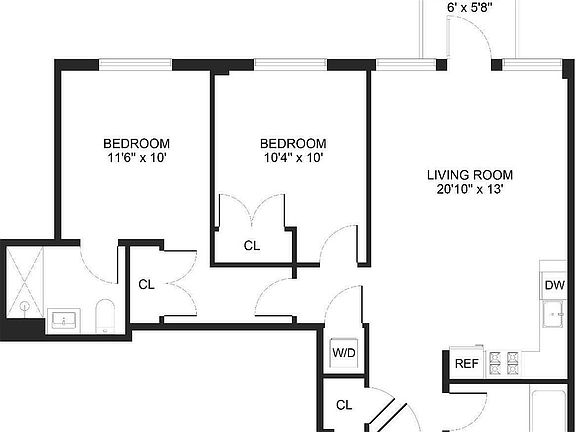 2nd image of 163 Beach 96 St #3C