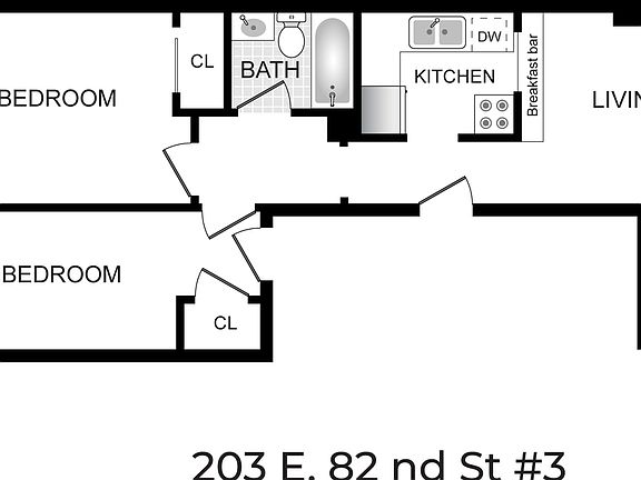 2nd image of 203 E 82nd St #1R