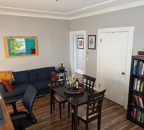 Staged living room
