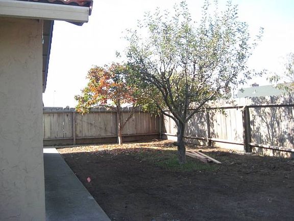 Enclosed Back Yard with f