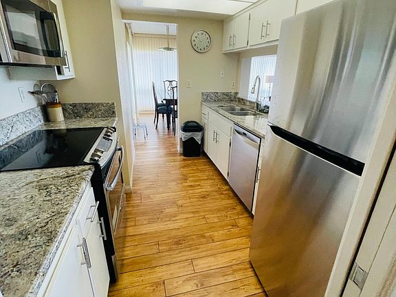 Light and bright kitchen with ocean views.