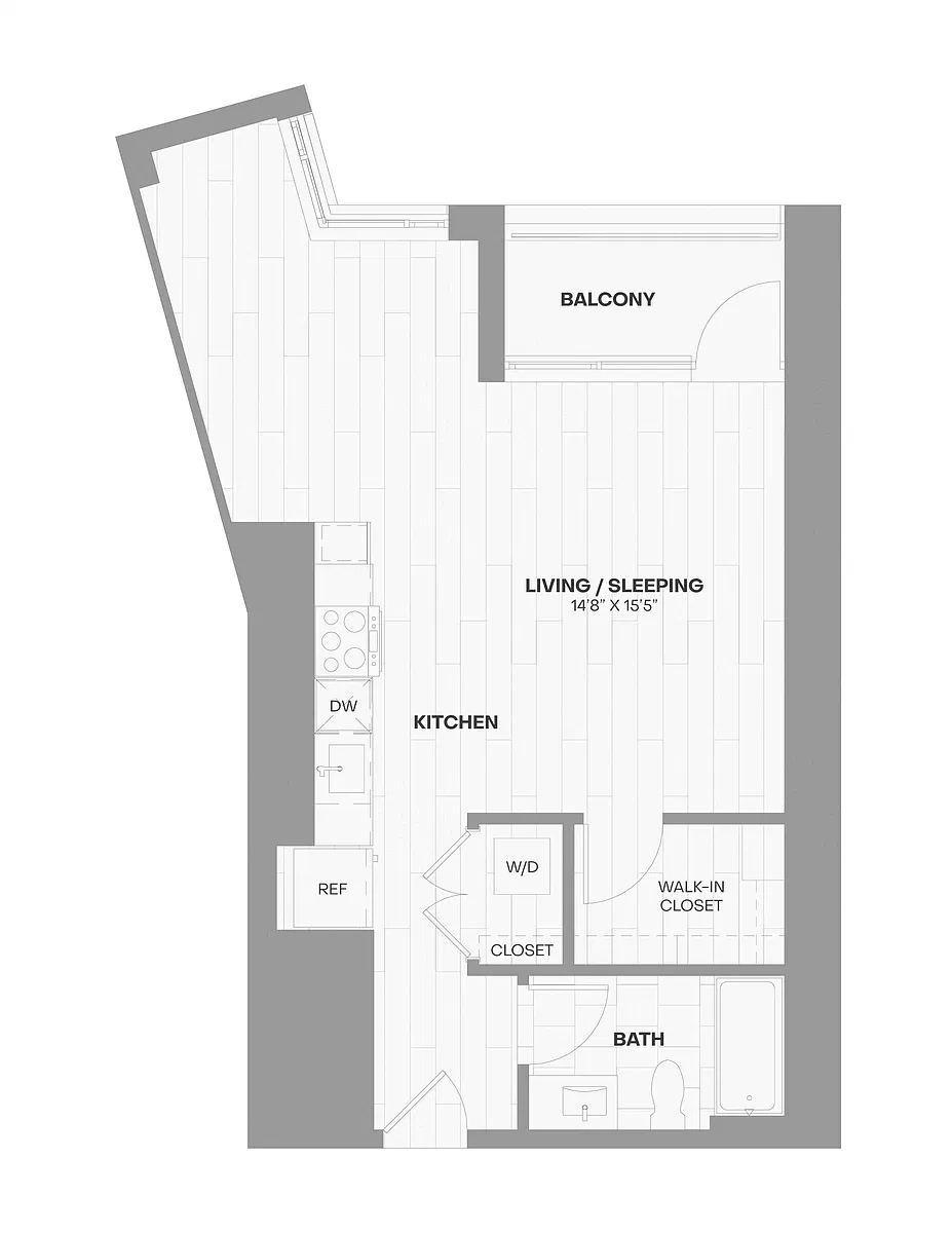 Floor plan Studio-X11