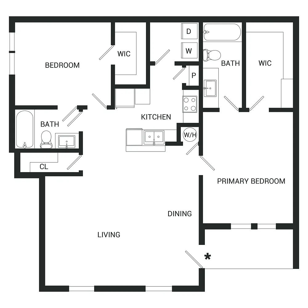 Floor plan Rose