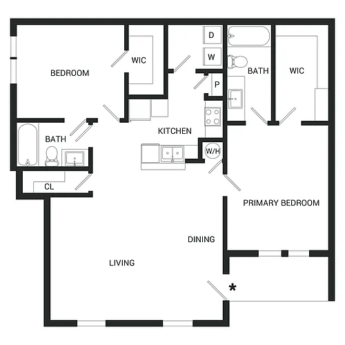 Floor plan Rose