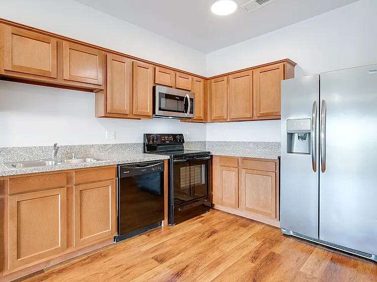 FSF Kitchens have different layouts, but similar finishes.