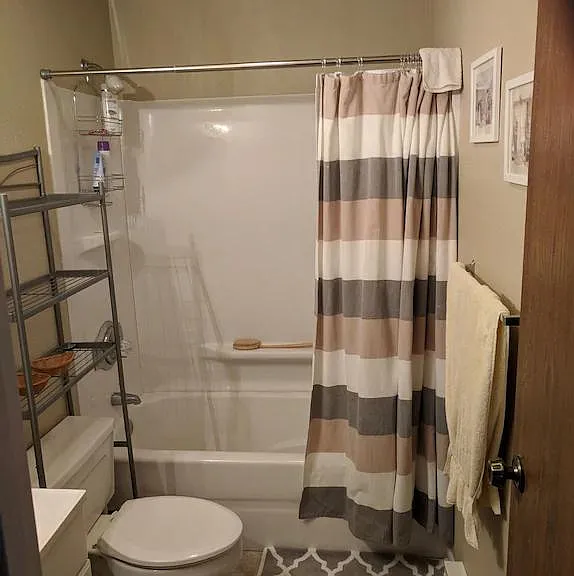 Bathroom #1 at end of hallway