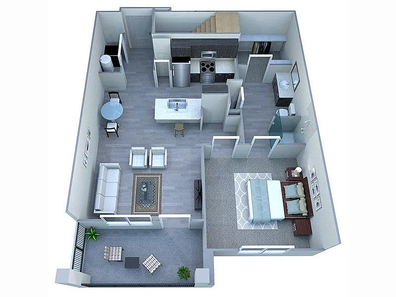 Floor plan A3G 1x1
