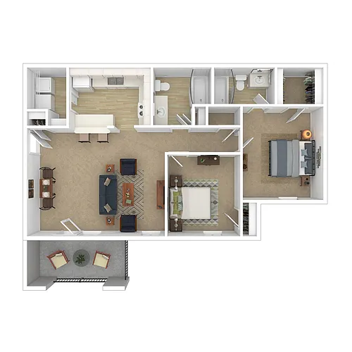 Floor plan B3