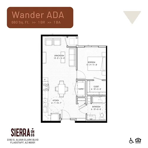 Floor plan Wander ADA