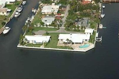 Aerial view of compound 