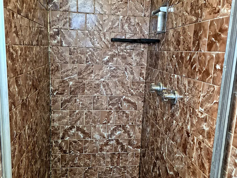 Shower in master bathroom