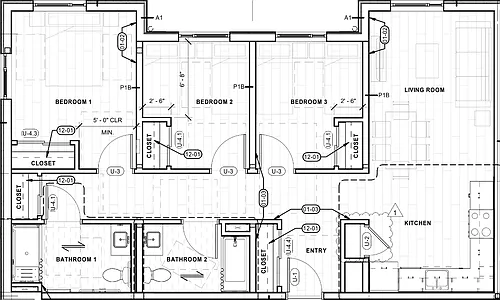 Floor plan 3 Bedroom