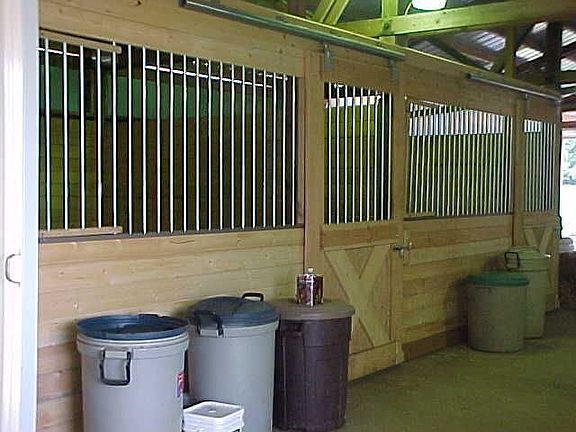 Barn Interior Stalls