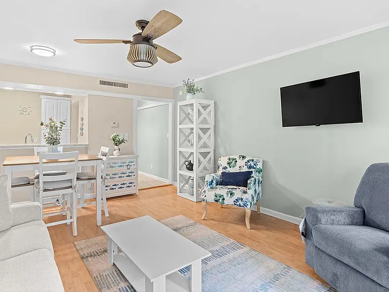 Living area with brand new furniture