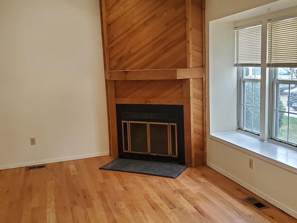 Wood-burning fireplace