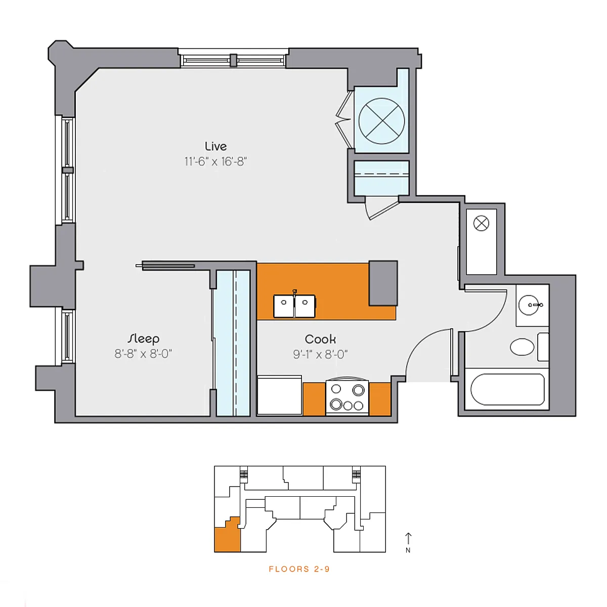 Floor plan clyd-1bT11