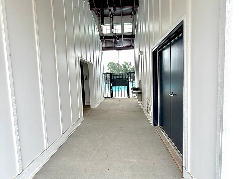 Community club house entrance