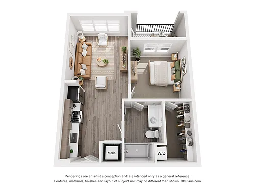 Floor plan The Oak