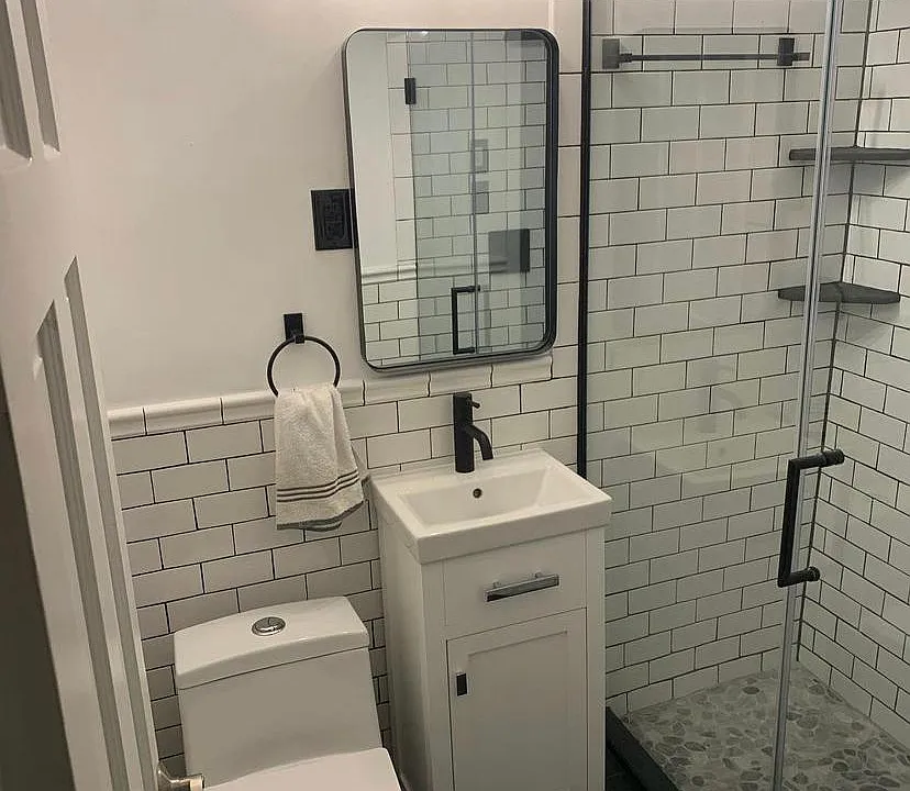 Newly renovated bathroom