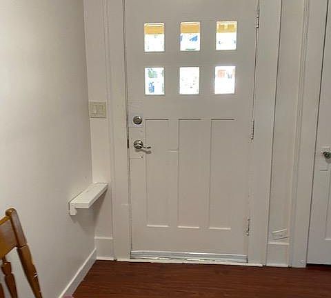 Front door.