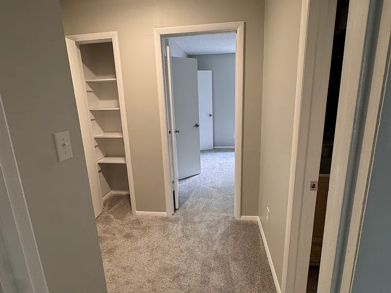 Upstairs hall looking to back bedroom
