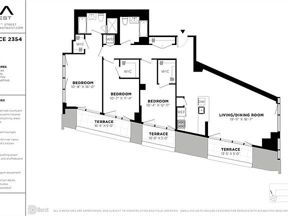 2nd image of 625 W 57th St APT 2354