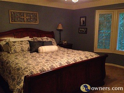 Spacious master suite